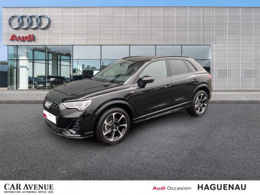 Occasion AUDI Q3 35 TDI 150ch S line quattro S tronic 7 2024 Noir Mythic métallisé 51 490 € à Haguenau